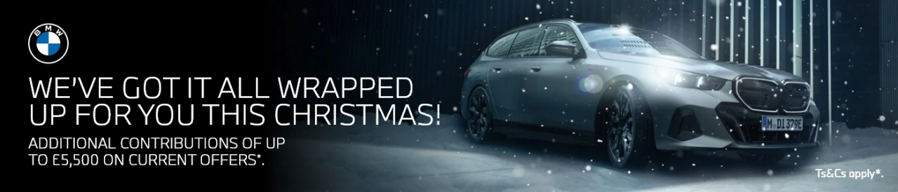 HJ BMW New Car Christmas Campaign Banner