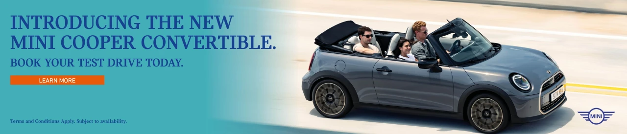 New MINI Cooper Convertible Banner