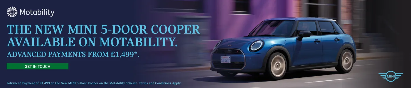 MINI Motability - Desktop Banner