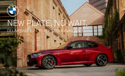 Drive away with a New BMW 74 plate