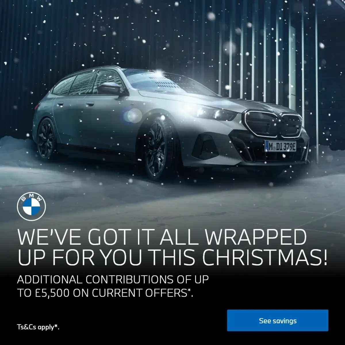 HJ BMW New Car Christmas Campaign Pop-up