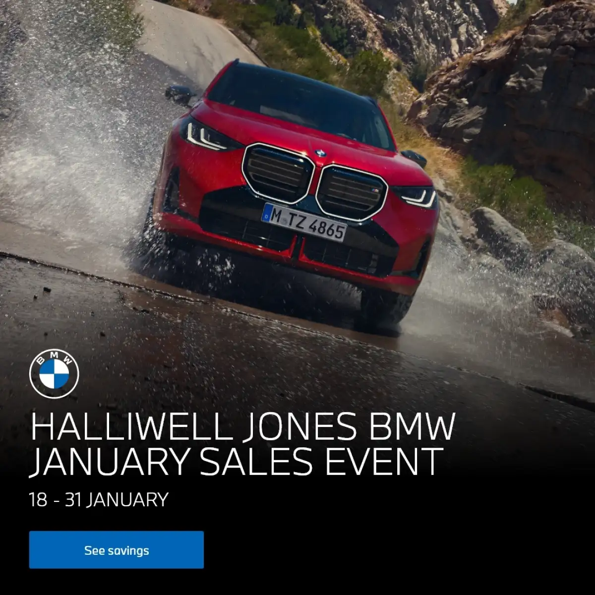 BMW January Sale Event Pop-up