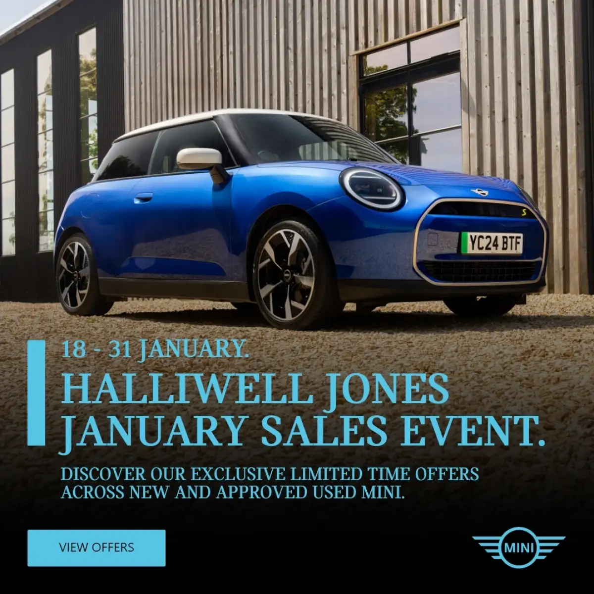 MINI January Sales Event Pop-up