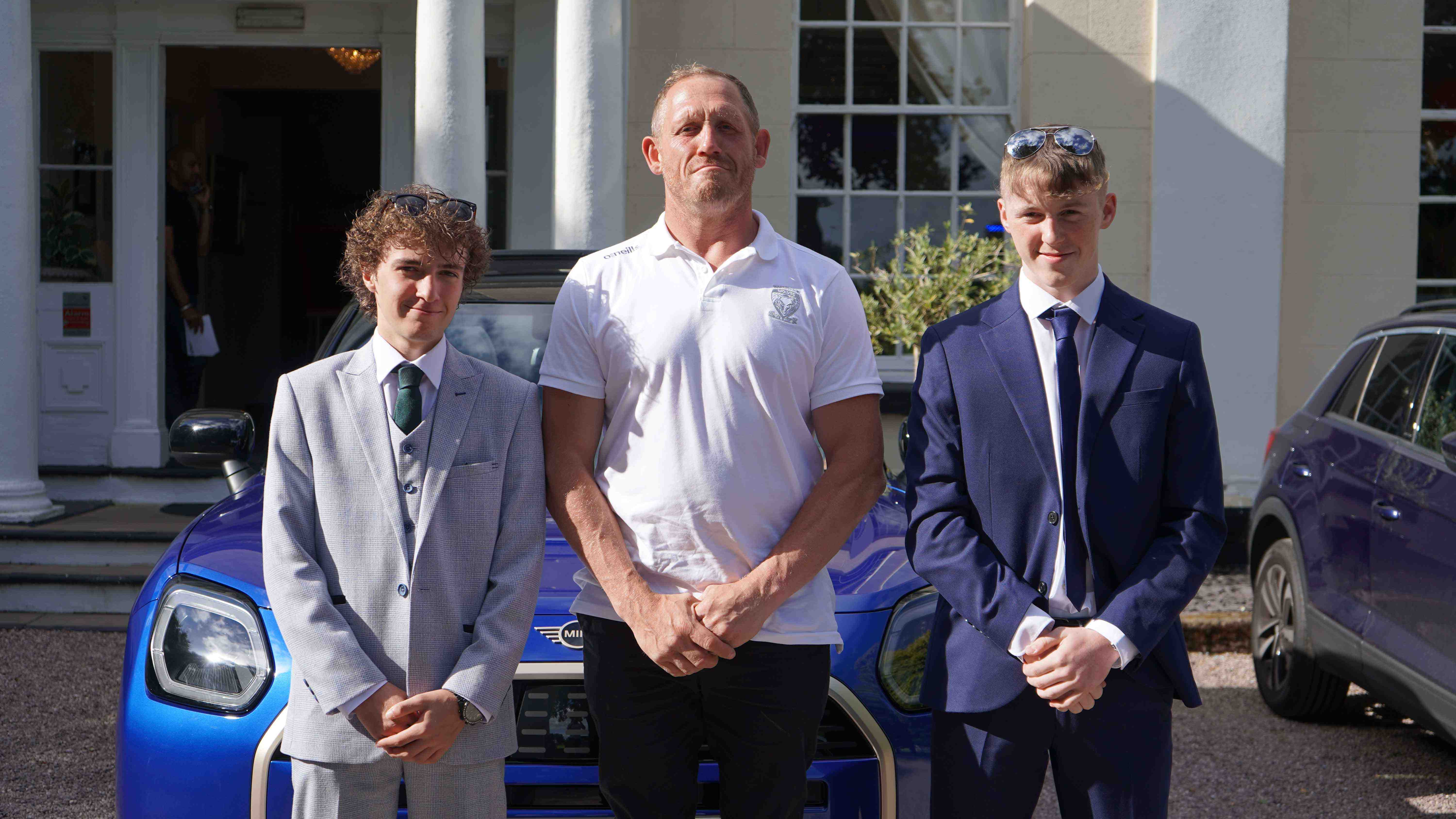 Bennie with Jack and his friend at Prom