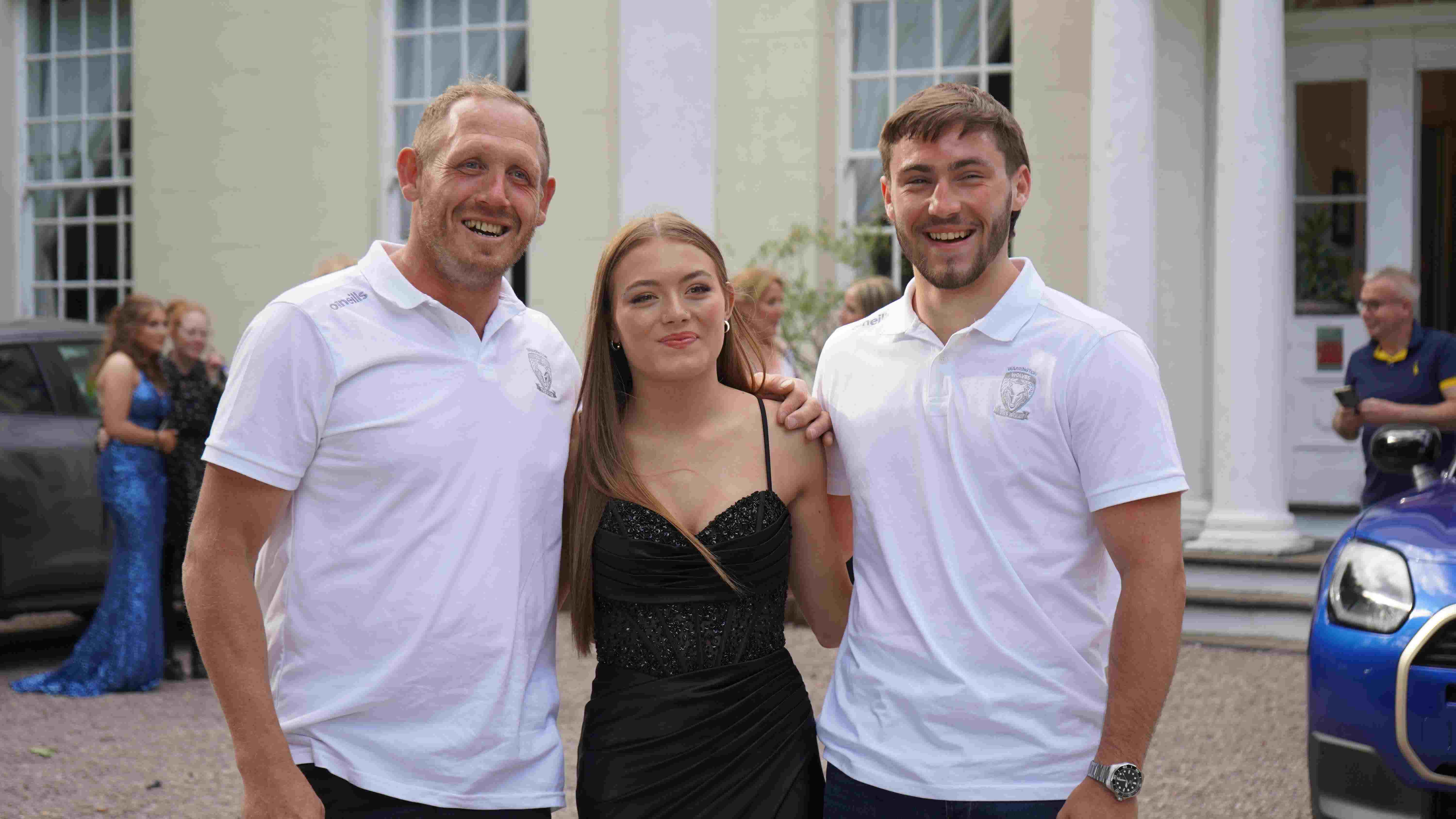 Bennie, Adam and Leila at Prom