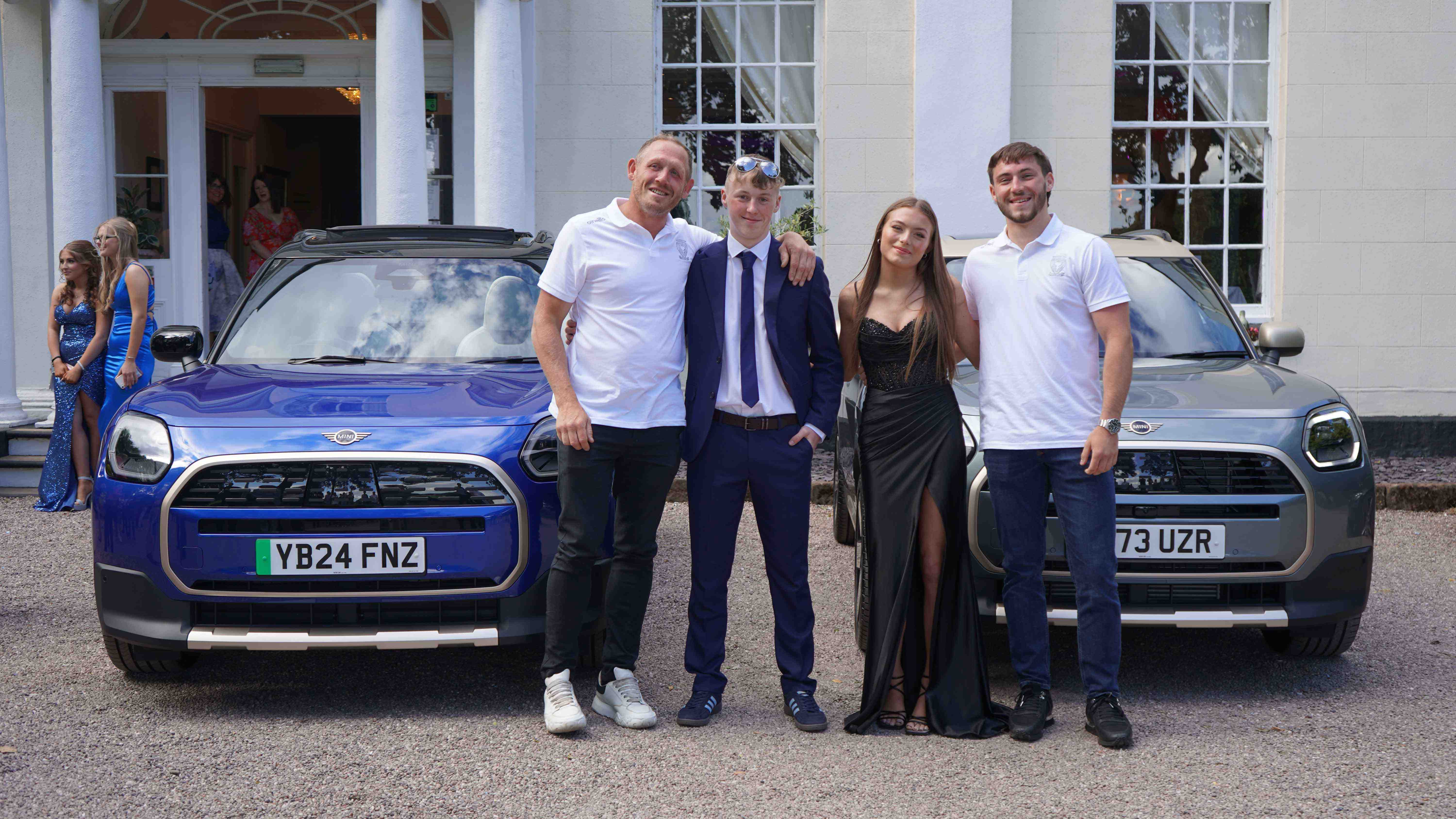 Bennie, Jack, Leila and Adam at Prom