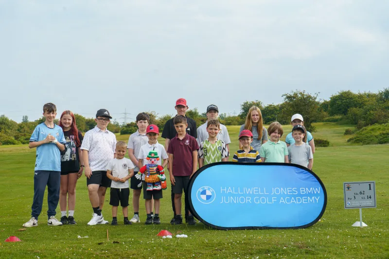 Holywell Golf Club join the Halliwell Jones BMW Junior Golf Academy - Image 296907/7