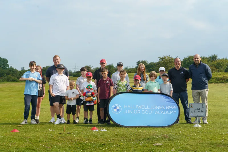 Holywell Golf Club join the Halliwell Jones BMW Junior Golf Academy - Image 296904/1