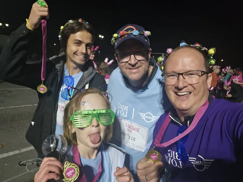 The Halliwell Jones MINI Team Shines at Chester Sparkle Walk for Hospice of the Good Shepherd - Image 422093/5