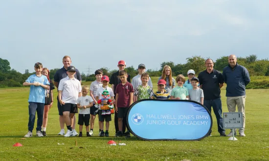 Holywell Golf Club join the Halliwell Jones BMW Junior Golf Academy