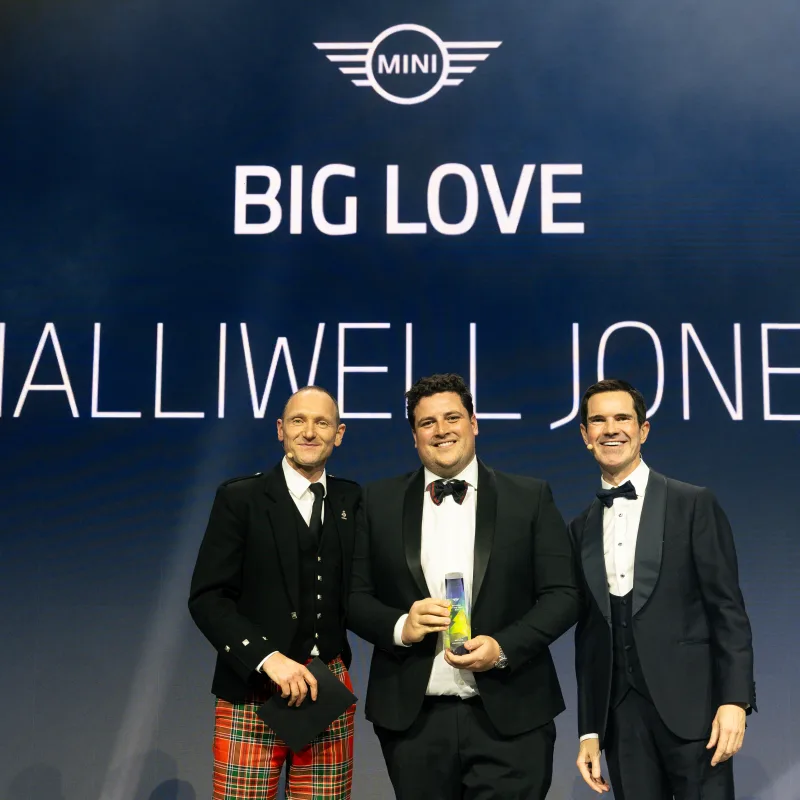 Halliwell Jones Triumphs with MINI Big Love Award at Retailer of the Year 2024 Awards.