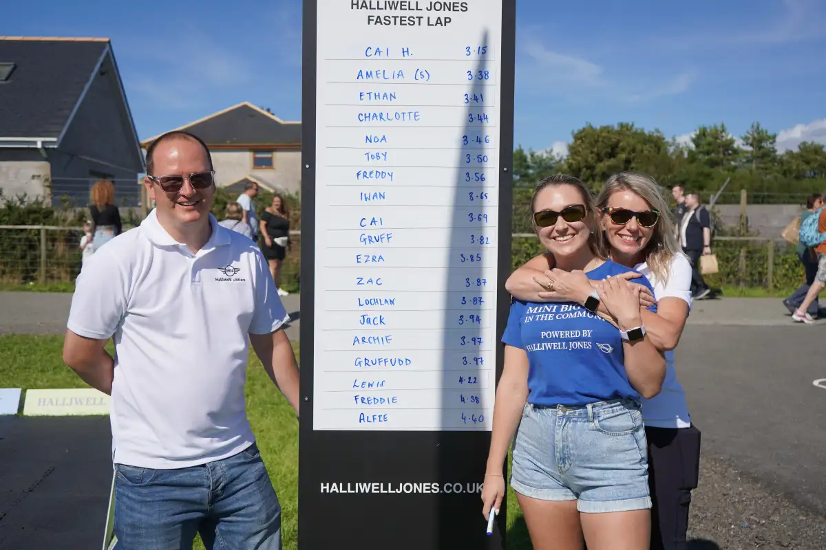 Smiles all around as we raise over £400 for Keep Wales Tidy