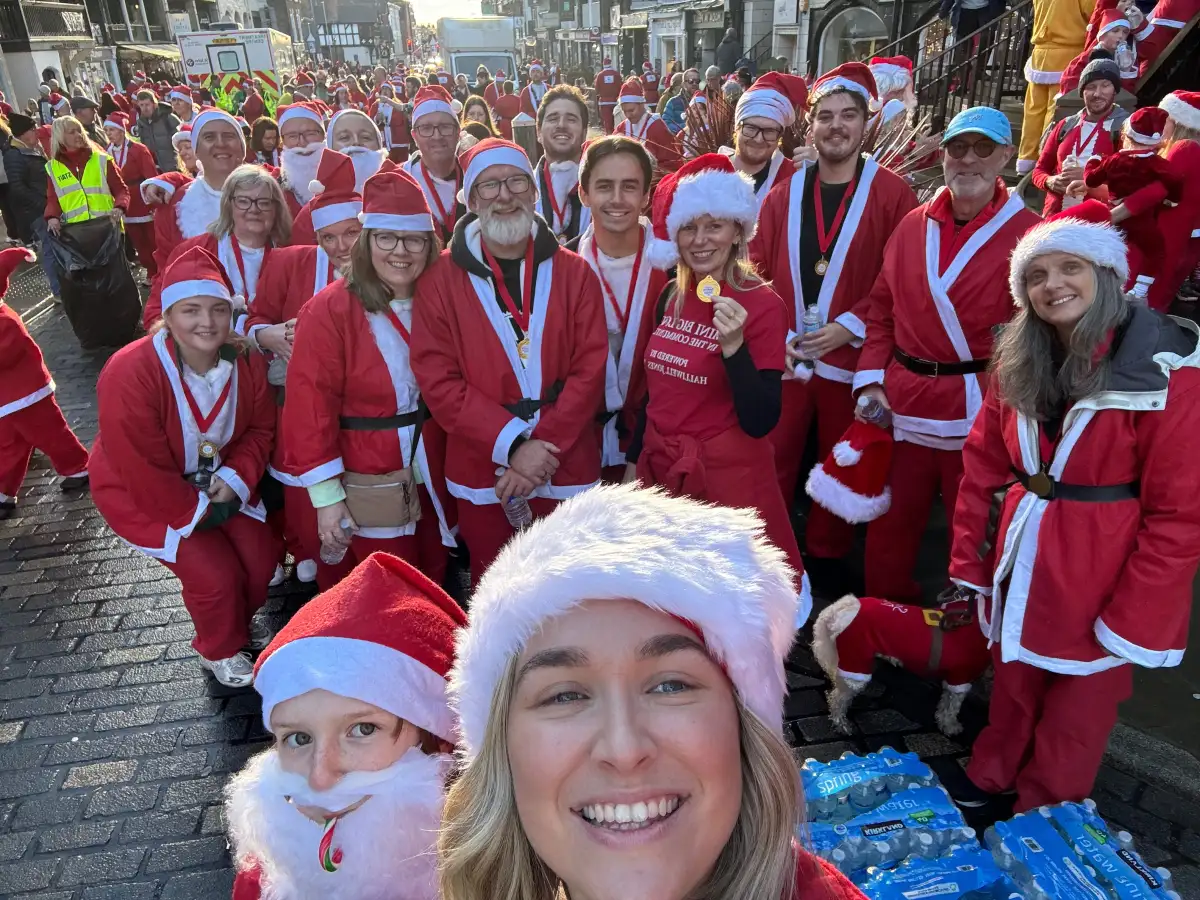 We were joined by a few more for the Santa Dash 2024